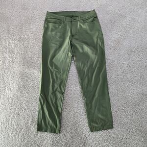 Olivers apparel Men Green Pant Chino Performance Trave 33x29